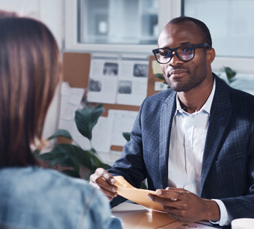 People in a business meeting